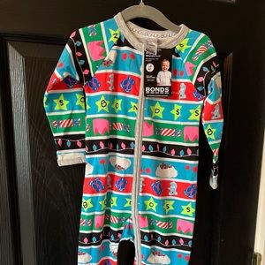 New Bonds Wondersuit Footie - Holiday / Christmas